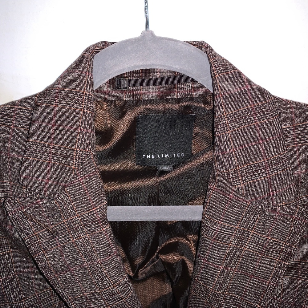 The Limited Plaid Blazer